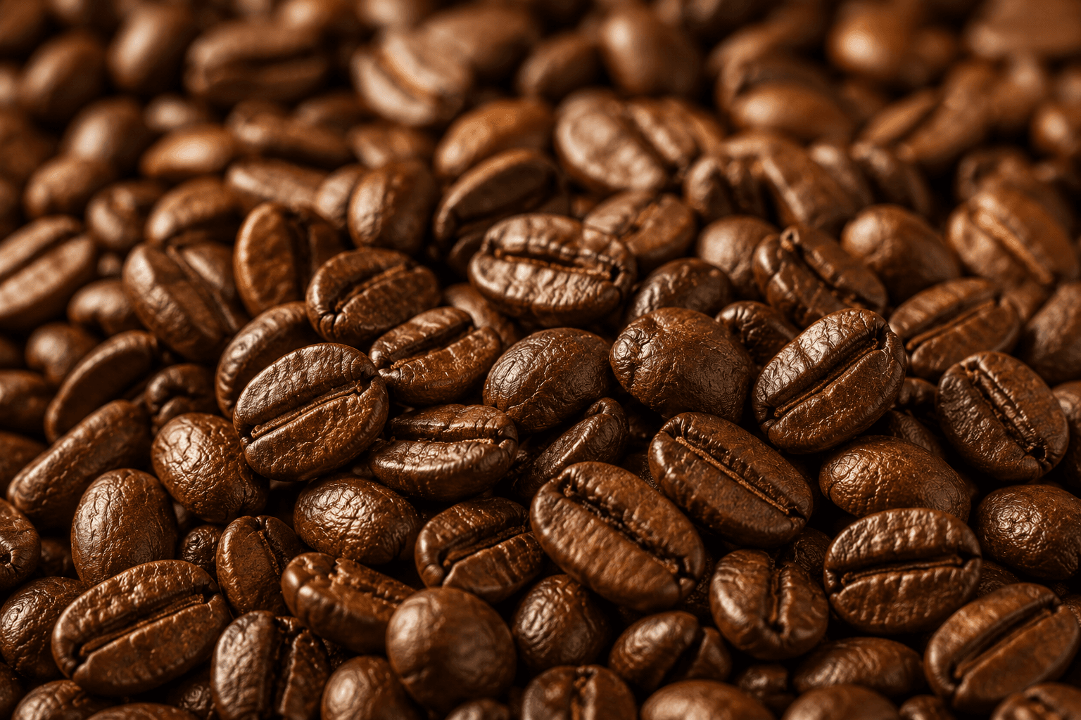 Roasted Vitorra coffee beans
